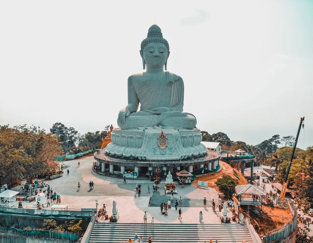 Big Buddha Phuket: 45-metre white marble monument on Nakkerd Hill overlooking Chalong Bay