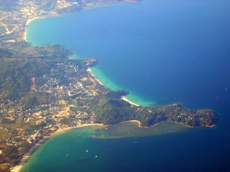Surin Beach Phuket: 1.2 km crescent of white-gold sand and turquoise Andaman Sea at golden hour