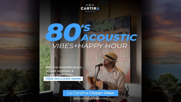 FRIDAY 80’s ACOUSTIC VIBES + HAPPY HOUR
