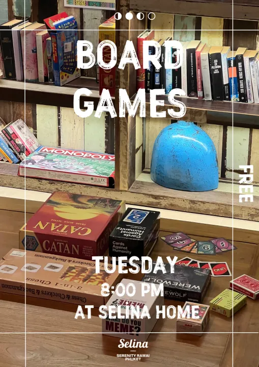 Board Games Night at SelinaSerenityRawai