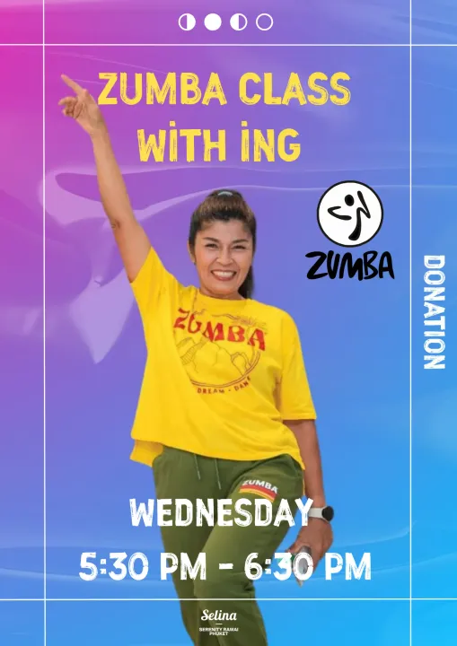 Zumba with Ing at SelinaSerenityRawai