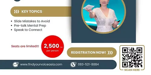 Presentation Excellence at Find Your Voice Asia