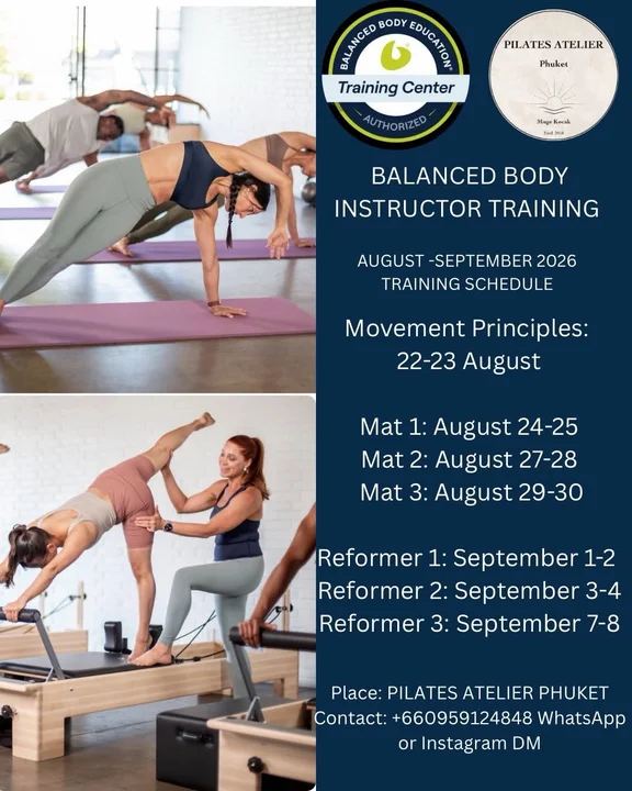 Balanced Body Instructor Training at Pilates Atelier Phuket