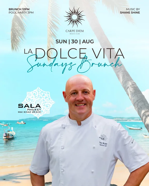 La Dolce Vita Sundays Brunch at Carpe Diem Beach Club - Phuket