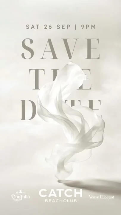 Save The Date at Catch Beach Club