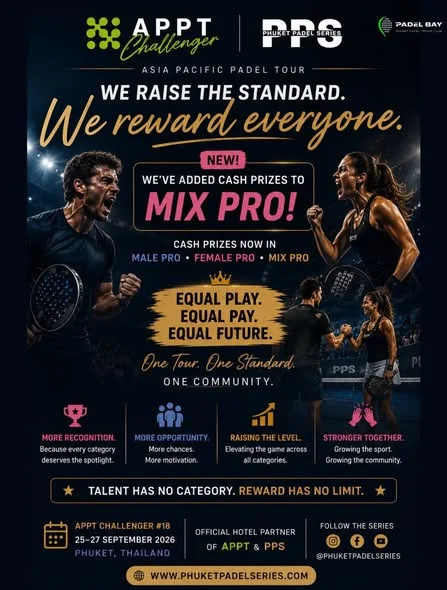 APPT Challenger #18 - Phuket Padel Series (PPS) at Padel Bay Tennis Club