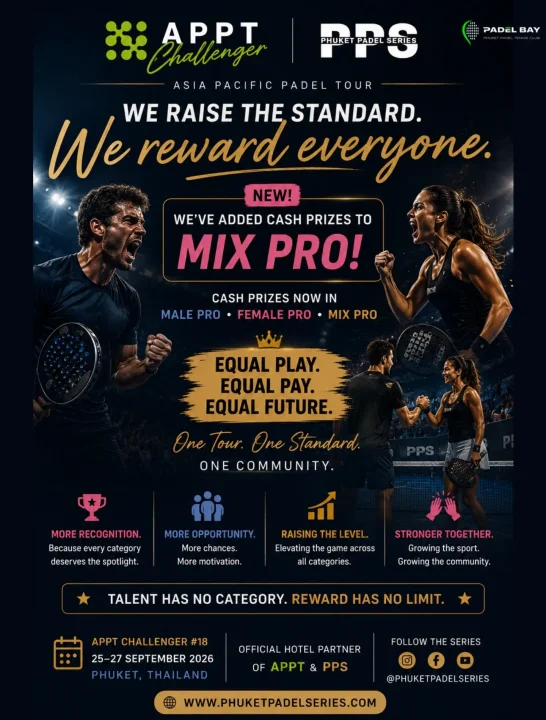 APPT Challenger #18 – Phuket Padel Series (PPS) at Phuket Padel Series