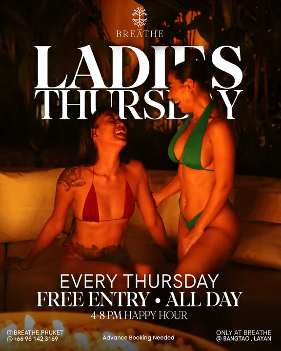 Ladies Thursday at Breathe Phuket