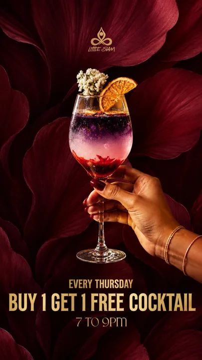 Buy 1 Get 1 Free Cocktail at Little Siam