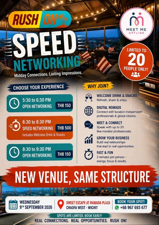 Speed Networking - Wichit at Rush On