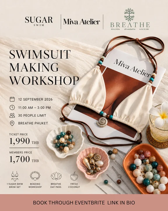 Swimsuit Making Workshop at Breathe Phuket
