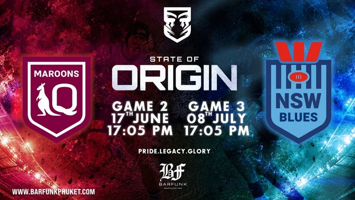 State of Origin at Barfunk Armania