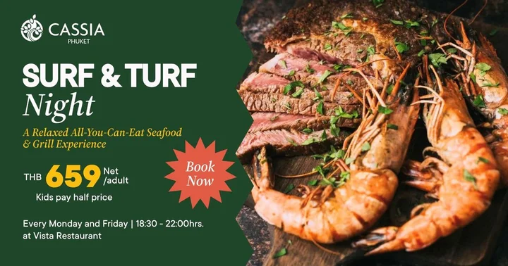 Surf & Turf Night | Every Mon & Fri