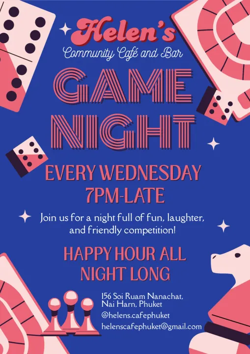 Game Night at Helen's!