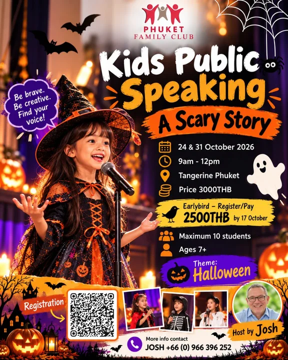 Kids Public Speaking: A Scary Story