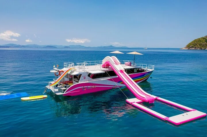 Lazy Phi Phi and Khai Waterslide by Speed Catamaran from Phuket