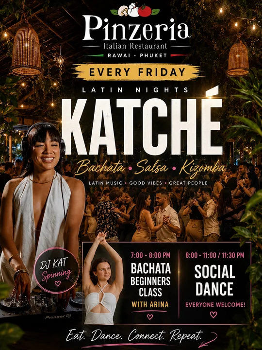 Katché Latin Nights at Pinzeria at Pinzeria | Итальянский ресторан