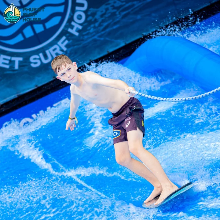 Surf Session at Phuket Surf House
