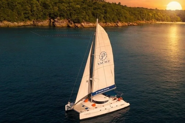 Coral Island Sunset Sailing Catamaran Half-Day Tour
