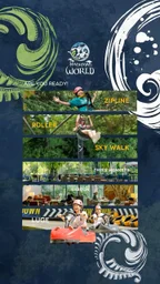 Zipline, Roller, Luge & Sky Walk at Hanuman World