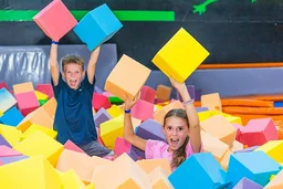 2 Hours Trampoline, Playground, Rope Park and Game Card 2000 baht